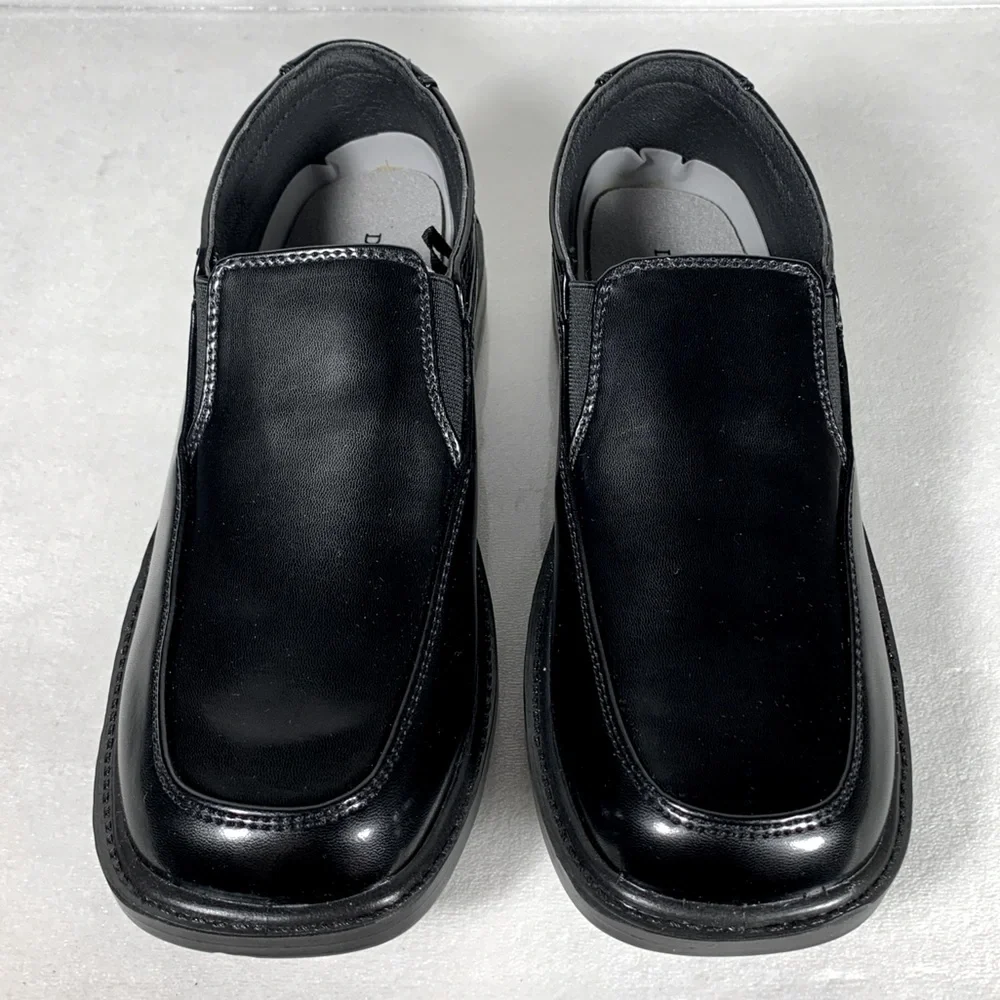 Deer Stags Boys Black Slip-On Dress Loafer